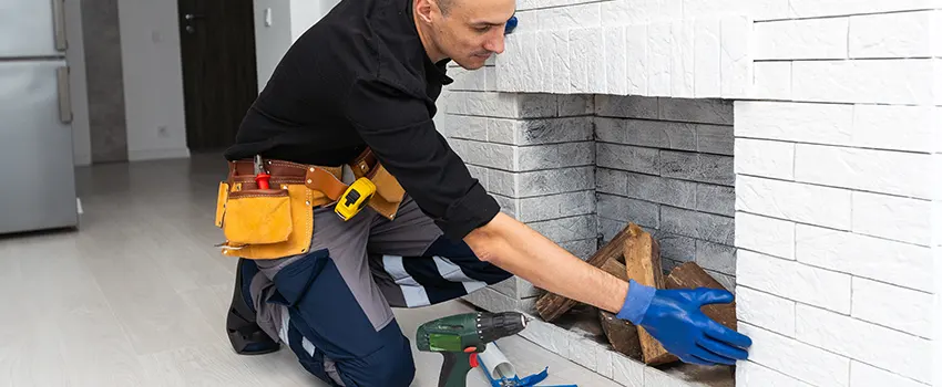 Fireplace Damaged Damper Frame Repair Services in Haverhill, Massachusetts