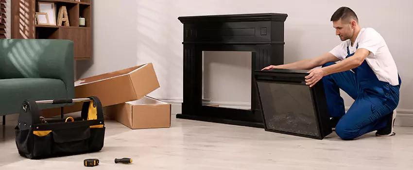 Old Rusted Metal Fireplace Repair And Replacement in Haverhill, MA